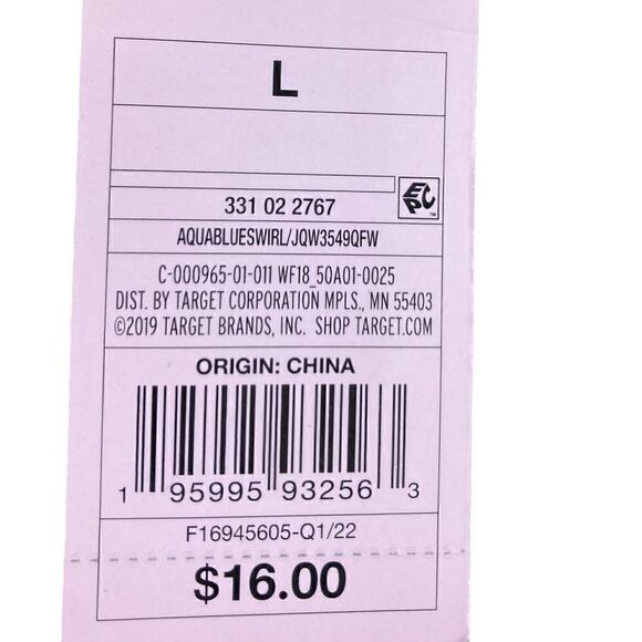 Wild Fable Multicolor Tube Tube, Size L, NWT - Picture 8 of 9